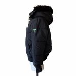 ZARA NWT  Hooded Puffer Jacket Water  Repellent Black bloggers Fav Photo 3