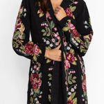 Johnny Was $585 NWT  Embroidery Sequin Floral Blazer Size L Sweater Coat Photo 0