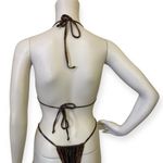 Matte Collection Snake Print 3 Piece Bikini Set Photo 2