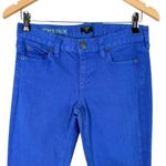 J.Crew Matchstick Stretch Denim Crop Jeans in‎ Royal Blue, Size 26 Blue Photo 2
