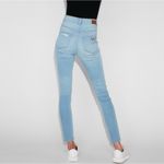 EXPRESS Super High Waisted Embellished Ripped Ankle Leggings Jeans Size 2 Short Photo 5