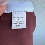 Nike  Yoga Luxe Womens Infinalon Cropped Longline Tank Redstone CV0576 Size XL Photo 6