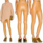 ALC Frank A.L.C Emile Faux Leather High Waist Leggings With Zipper Accents ~ Size 4 💛🍄 Photo 1