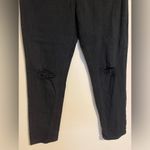 Boohoo EUC  Blue Black Straight Leg Ripped Jeans size 8 Photo 1