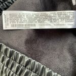 ZARA Vegan Leather High Rise Balloon Leg Joggers Jogging Pants in Black Size XL Photo 15