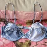Forever 21 denim jean print thong bikini Photo 2