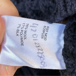 Carven boxy chunky wool sweater small Blue Photo 4