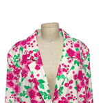 For Love & Lemons For Love‎ & Lemons Tanner Boyfriend Blazer In Pink Floral Plus Size 2X Photo 3