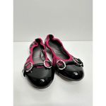 Tahari  Gustave Flats Womens Snakeskin Print Pink/Black Size 6.5 Photo 2