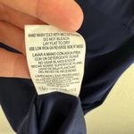 Marina Navy Blue Lace Collar Cutout Center Ruched Bodycon Midi Dress Size 10 Photo 7