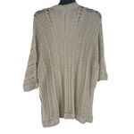 Bethany Mota  Women's Size Medium Cream Open Knit‎ Cardigan Sweater Photo 5