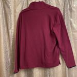 PINK - Victoria's Secret Victorias Secret PINK maroon fleece pullover sweater, size M, NWT Photo 3