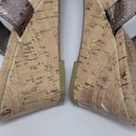 dexflex comfort Dex Flex T Strap Metallic Thong Wedge Sandal Gem Stone Jeweled Size 8.5 Photo 10