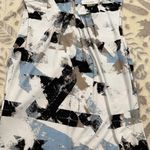 Calvin Klein Blue and Black Patterned Top Photo 0