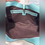 Gucci Turquoise gg canvas nailhead Bardot vintage Leather Handbag Photo 9