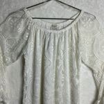 LIldy Full Lace Tunic Elegant ivory Lace Blouse size S White Photo 1