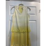 Savalino medium‎ athletic tennis gold dress yellow ombré Photo 2