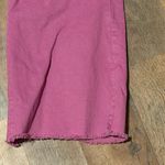 Loft  The kick Crop raw hem Jeans in Pink size 29 28 inseam Photo 1