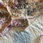 Pilcro Anthropologie  Floral Scrunchy Shorts Denim Boho Medium Photo 12