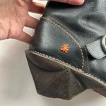 The Art Company Black Pebble Leather Oteiza 619 Knee High Wedge Boots 41 Size 10 Photo 8