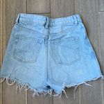 ZARA  Cut-out Denim Shorts Photo 5