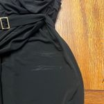Jennifer Lopez JLO Black Belted Wrap Dress Large (L) Photo 7
