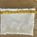 Pink Melo  Tube Top Junior White Stretchy Dillard's, Small. NWT Photo 5