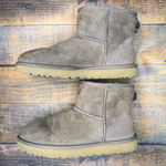 UGG  Classic Mini II Boots Caribou Gray Taupe Suede Sheepskin Women's US 11 Photo 3
