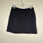Athleta  Black Excursion Skort Skirt Pockets Women’s M Photo 4