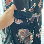 Anthropologie NWT Elevenses ‘Tansy’ ruffle floral silky wide leg pants, size 10 Photo 13