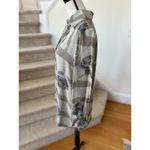 Dana Buchman Vintage  Light Blue & Grey Silk Button Down & Scarf Photo 3