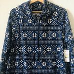 NWT Carole Hochman Lounger blue multi cowl neck size M Size M Photo 5