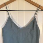 BDG Ribbed Bodysuit Vneck Spaghetti Straps Blue Size Large Photo 1