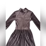 Club L London mauve velvet Pleated A Photo 3