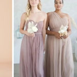 Birdy Grey  Christina Convertible Bridesmaid Dress in Tulle Sandy Taupe S NWT Photo 4