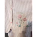 Alfred Dunner Pink Embroidered Outfit, 2 Piece Set, Size 16 Pants, Size 18 Shirt Photo 6