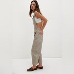 We The Free NWT Free People Good Luck Barrel Overalls size XL Cobblestone Brown Photo 3