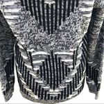 Silence + Noise Urban Outfitters Womens large grey and black v-neck knit sweater Photo 5