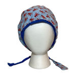Handmade Men/Women Surgical‎ Scrub Cap Lined Lobsters Ocean 100% Cotton Photo 0