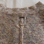 Billabong  Loose Knit Women’s Sweater Shirt Size Small Crop Multicolor Pink/Peach Photo 10