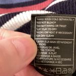 Cupcakes & Cashmere New Navy Striped Off Shoulder Short Sleeve Sweater A43 Blue Size M Photo 4