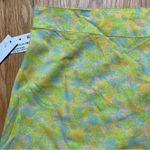 Abound NWT  Pastel Yellow Tarry Floral Lightweight Mini Skirt Size 3X Photo 2