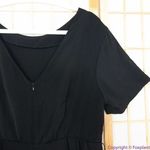 Eloquii NEW wide leg jumpsuit short sleeve white trim, 14 Photo 13