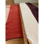 Daytrip Y2K Women’s Sweater‎ Tan Brown Orange Medium  V-Neck 90s Winter Fall Photo 7