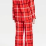 Target NWOT Wondershop Red Plaid Flannel Pajama Set Photo 3