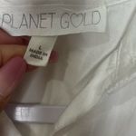 Planet Gold  White Mini Dress Photo 5