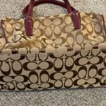 Coach  Signature Stripe Purse Photo 4