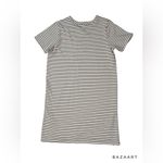 Buffalo David Bitton NWT  Yarn Dye Stripe Short Sleeve High Low Dress Sz M Photo 2