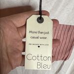 NWT Cotton Bleu by Nu Label Contrast Striped Short Sleeve T Photo 7