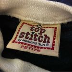 Vintage 90s Top Stitch Morning Sun Snowman Sweatshirt Navy Blue Size undefined Photo 1